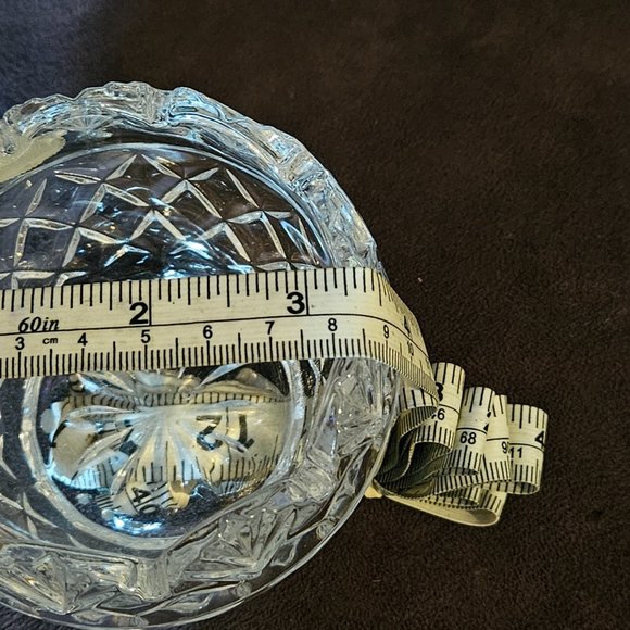 Bohemia Crystal Czech Republic Candy Bowl Gorgeous CUT (LEAD CRYSTAL) - Picture 6 of 7